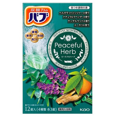 KAO "Bab Peaceful Herbs -  "     , 4 , 12 . (,  1)