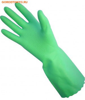 MyungJin "Hygienic Glove PVC" Перчатки из ПВХ с хлопковым напылением, размер L. (фото, вид 1)