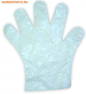 MyungJin "Hygienic Gloves Economical" Перчатки хозяйственно-бытового назначения полиэтиленовые "эконом-класс", 50 шт. (фото, вид 1)