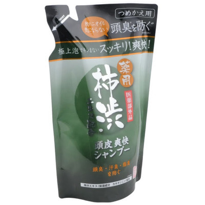 MAX "Taiyounosachi EX Shampoo" Шампунь-кондиционер для волос с экстрактом хурмы, дезодорирующий и освежающий, сменная упаковка, 400 мл. (вид 1) MAX "Taiyounosachi EX Shampoo" Шампунь-кондиционер для волос с экстрактом хурмы, дезодорирующий и освежающий, сменная упаковка, 400 мл. (фото, вид 1)