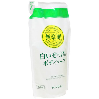 Miyoshi "Additive Free Body Soap" Жидкое мыло для тела на основе натуральных компонентов, сменная упаковка, 350 мл. (вид 1) Miyoshi "Additive Free Body Soap" Жидкое мыло для тела на основе натуральных компонентов, сменная упаковка, 350 мл. (фото, вид 1)