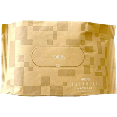 Nippon Paper Crecia Co., Ltd. "Scottie Cashmere Natural Crecia" Салфетки двухслойные бумажные, кашемировые, в крафтовой упаковке, 50 шт. (вид 1) Nippon Paper Crecia Co., Ltd. "Scottie Cashmere Natural Crecia" Салфетки двухслойные бумажные, кашемировые, в крафтовой упаковке, 50 шт. (фото, вид 1)