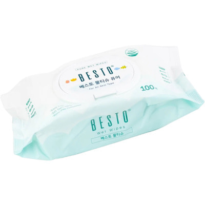 Sandokkaebi "Besto Pure Wet Wipes" Влажные салфетки для рук и тела с экстрактами эвкалипта и овсянки, 100 шт. (вид 1) Sandokkaebi "Besto Pure Wet Wipes" Влажные салфетки для рук и тела с экстрактами эвкалипта и овсянки, 100 шт. (фото, вид 1)