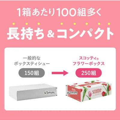 Nippon Paper Crecia Co., Ltd. "Scottie Flowerbox Crecia" Салфетки бумажные двухслойные, 5 уп. по 250 листов. (вид 1) Nippon Paper Crecia Co., Ltd. "Scottie Flowerbox Crecia" Салфетки бумажные двухслойные, 5 уп. по 250 листов. (фото, вид 1)