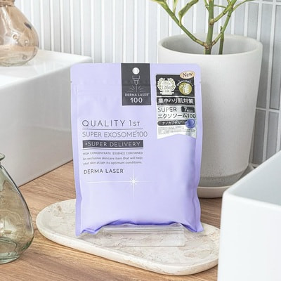 Quality First "Derma Laser Super Exosome 100 Mask" Антивозрастная маска с повышенным содержанием экзосом, для упругости и эластичности кожи, 7 шт. (вид 3) Quality First "Derma Laser Super Exosome 100 Mask" Антивозрастная маска с повышенным содержанием экзосом, для упругости и эластичности кожи, 7 шт. (фото, вид 3)