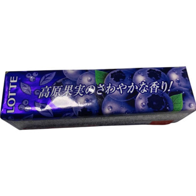 Lotte "Blueberry" Жевательная резинка со вкусом голубики, 9 пластинок. (вид 4) Lotte "Blueberry" Жевательная резинка со вкусом голубики, 9 пластинок. (фото, вид 4)
