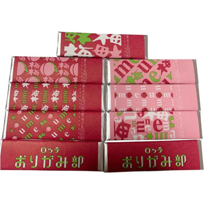 Lotte "Plum Gum" Жевательная резинка со вкусом японской сливы, 9 пластинок. (вид 1) Lotte "Plum Gum" Жевательная резинка со вкусом японской сливы, 9 пластинок. (фото, вид 1)