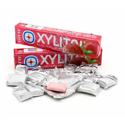 Lotte "Xylitol" Жевательная резинка со вкусом персика, 1 уп. х 14 шт. (вид 3) Lotte "Xylitol" Жевательная резинка со вкусом персика, 1 уп. х 14 шт. (фото, вид 3)