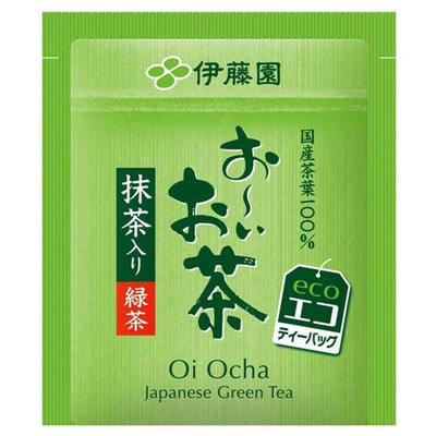 Itoen "Oi Ocha Matcha" Листовой зеленый чай с чаем матча, 20 пакетиков. (вид 1) Itoen "Oi Ocha Matcha" Листовой зеленый чай с чаем матча, 20 пакетиков. (фото, вид 1)