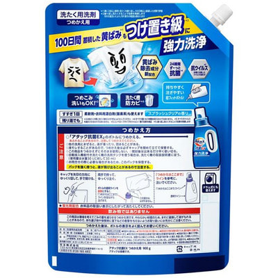 KAO "Attack Antibacterial EX" ����������������� ������ �������� ��� ������ � �������� ��������, ������� ��������, 900 �. (����, ��� 1)