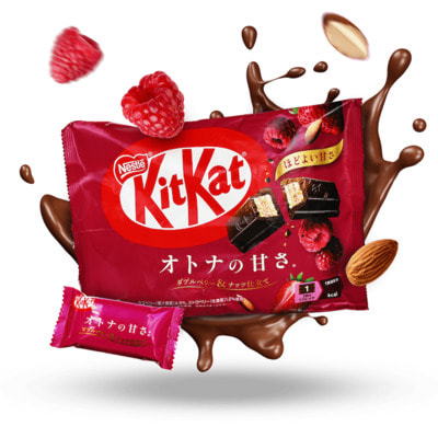 Nestle Japan "Kit Kat Sweetness Double Berry&Nuts" ������� � �������-������� ��������, 101,7 �. (����, ��� 2)