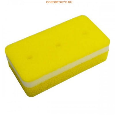 Ohe Corporation "Tafupon Soft Sponge Y" Губка для мытья посуды (трёхслойная, мягкий верхний слой). (фото, вид 1)