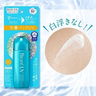 KAO "Biore UV Aqua Rich Protect Lotion SPF50+ PA++++" ����������� �������������� ������ ��� ���� � ����, � �������� �������, 70 ��. (����, ��� 2)