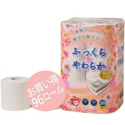 Marutomi "Tissue Hanataba Fluffy and Soft Triple" ��������� ������ ����������� � ���������, ��� �������, 12 ������� �� 18 �. (����, ��� 1)