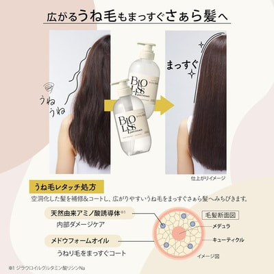 Kose Cosmeport "Bioliss Pure Retouch Silky Straight" ������������ ������� ��� ����� �� ������������� �������� � ���������� �������, � �������� �������, 480 ��. (����, ��� 3)