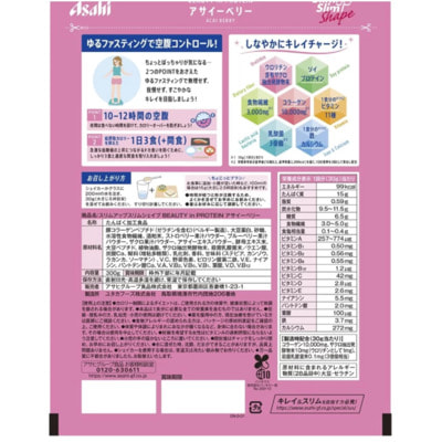 Asahi "Slim Up Shape Beauty Protein Acai Berry" ����������� �������� � ����������, ��������������� � ���������� �������, ������� ����, 300 �. (����, ��� 2)