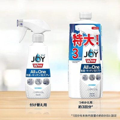 Procter&Gamble "Joy Sterilization All-in-One Foam Spray" Спрей-пенка для мытья и стерилизации посуды и кухонных принадлежностей с легким освежающим ароматом, 275 мл. (вид 6) Procter&Gamble "Joy Sterilization All-in-One Foam Spray" Спрей-пенка для мытья и стерилизации посуды и кухонных принадлежностей с легким освежающим ароматом, 275 мл. (фото, вид 6)