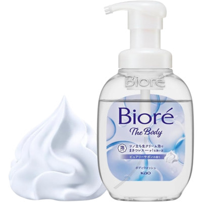 KAO "Biore U Foaming Body Wash Pure Savon ��������� ������ ��������" ������ ����-����� ��� ���� � �������� ���������� ����, ������� ��������, 780 ��. (����, ��� 3)