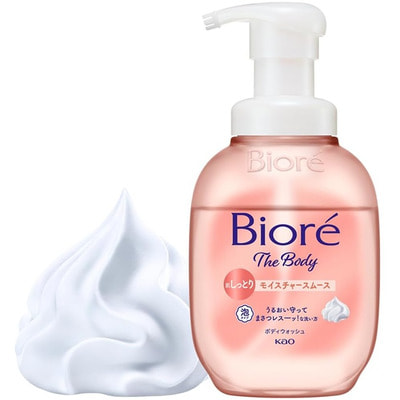 KAO "Biore U Moisture Smooth" Жидкое мыло-пенка для тела, с нежным ароматом белого чая, 510 мл. (вид 1) KAO "Biore U Moisture Smooth" Жидкое мыло-пенка для тела, с нежным ароматом белого чая, 510 мл. (фото, вид 1)