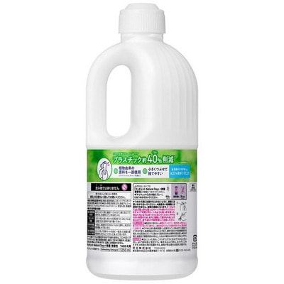 KAO "CuCute Natural Days +" Средство для мытья и стерилизации посуды и кухонных принадлежностей, с лимонной кислотой, без аромата, сменная упаковка, 1250 мл. (вид 1) KAO "CuCute Natural Days +" Средство для мытья и стерилизации посуды и кухонных принадлежностей, с лимонной кислотой, без аромата, сменная упаковка, 1250 мл. (фото, вид 1)