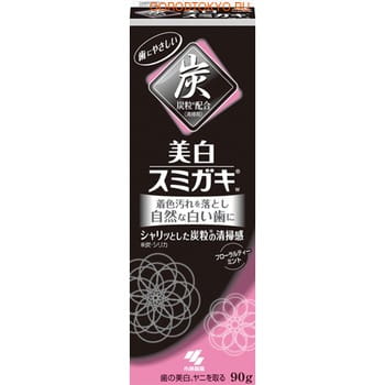 Kobayashi Паста зубная отбеливающая c углем и ароматом цветочного чая, 90 гр. (фото, вид 1)