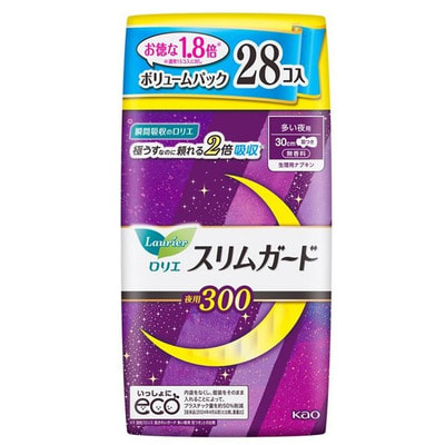 KAO "Laurier Slimguard Night Value Pack" ������������ ������ ������������� ���������, � ����������, ��� �������, 30 ��, 28 ��. (����, ��� 1)