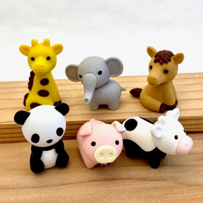 Iwako "Zoo" Набор фигурных ластиков-пазлов в виде фигурок животных, 6 шт. (вид 2) Iwako "Zoo" Набор фигурных ластиков-пазлов в виде фигурок животных, 6 шт. (фото, вид 2)