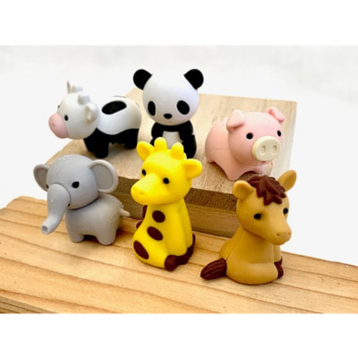 Iwako "Zoo" Набор фигурных ластиков-пазлов в виде фигурок животных, 6 шт. (вид 3) Iwako "Zoo" Набор фигурных ластиков-пазлов в виде фигурок животных, 6 шт. (фото, вид 3)