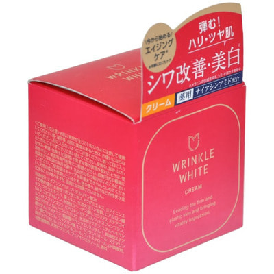 Meishoku "Wrinkle White Cream" Увлажняющий и отбеливающий крем против морщин, с ниацинамидом, 50 г. (вид 2) Meishoku "Wrinkle White Cream" Увлажняющий и отбеливающий крем против морщин, с ниацинамидом, 50 г. (фото, вид 2)
