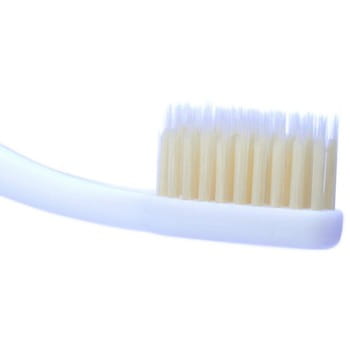 Dental Care "Tourmaline Toothbrush" Зубная щётка "Турмалин" со сверхтонкой двойной щетиной (средней жёсткости и мягкой), 1 шт. (фото, вид 1)