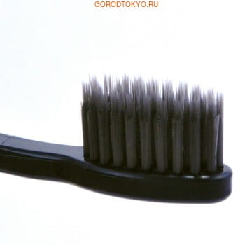 Dental Care "Nano Charcoal Toothbrush Set" Зубная щётка c древесным углём и сверхтонкой двойной щетиной (средней жёсткости и мягкой), 4 шт. (фото, вид 1)