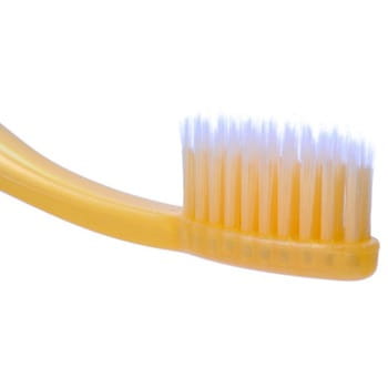 Dental Care "Nano Gold Toothbrush Set" Зубная щётка c наночастицами золота и сверхтонкой двойной щетиной (средней жёсткости и мягкой), 4 шт. (фото, вид 1)