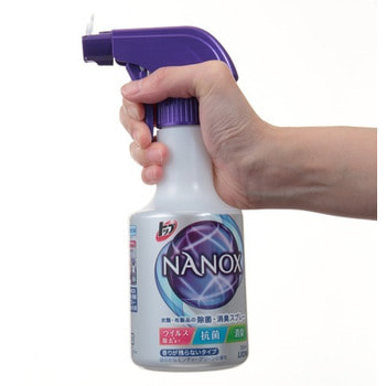 Lion "Top Nanox" Дезинфицирующий и дезодорирующий спрей для одежды и изделий из ткани, 350 мл. (фото, вид 2)