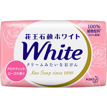 KAO "White" Мыло кусковое с ароматом розы, 6 шт. по 85 гр. (фото, вид 1)