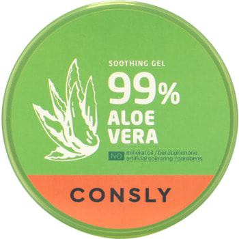 Consly "Aloe Vera Soothing Gel" Успокаивающий гель с экстрактом алоэ вера, 300 мл. (фото, вид 1)