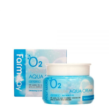 FarmStay "Premium Aqua Cream" Увлажняющий крем с кислородом, 100 гр. (фото, вид 1)