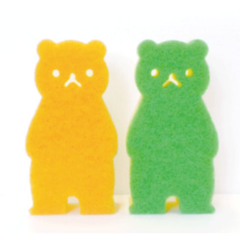 "Wako Bear Kitchen Sponge"     , 2 . (,  2)