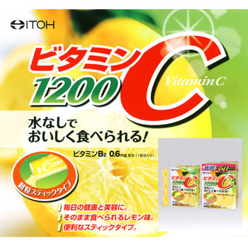 Itoh Kanpo Pharmaceutical "Vitamin C" 1200 Витамин С 1200 мг., 24 пакетика по 2 гр. (фото, вид 1)