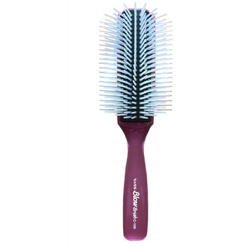 Vess "Blow brush С-150" Профессиональная щетка для укладки волос С-150, цвет ручки сиреневый. (фото, вид 1)