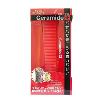 Vess "Ceramide Brush" Расческа для увлажнения и смягчения волос с церамидами (складная). (фото, вид 1)