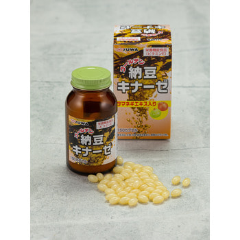Yuwa "Золотой Натто" Биологически активная добавка к пище, 420 мг., 150 капсул. (фото, вид 2)