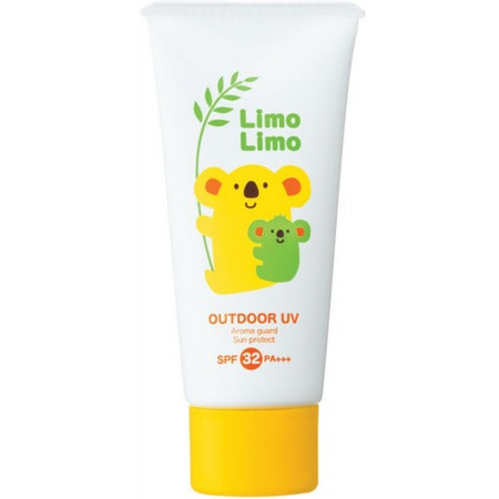 Meishoku "Limo Limo Outdoor UV SPF 32 PA +++" Солнцезащитный гель для всей семьи, SPF 32 PA +++, 50 гр. (фото, вид 1)