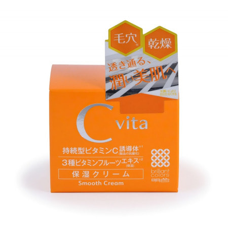 Meishoku "Cvita Smooth Cream" Антиоксидантный смягчающий крем с витамином С, 45 гр. (фото, вид 1)