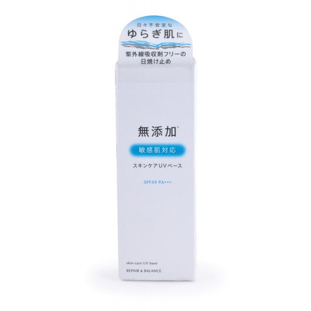Meishoku "Repair&Balance Skin Care UV Base-Восстановление и баланс" Солнцезащитная база под макияж для чувствительной кожи лица без добавок, SPF 49PA+++ , 40 гр. (фото, вид 2)