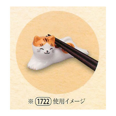 Yakushigama "Neko-Biyori" Подставка для палочек "Мике", 7 см, 1 шт. (фото, вид 2)