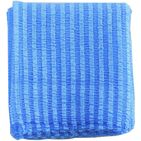 Aisen "Men's Foaming Body Towel Hard" Мочалка массажная мужская жесткая, удлиненная, синяя, размер 30 х 120 см. (фото, вид 1)