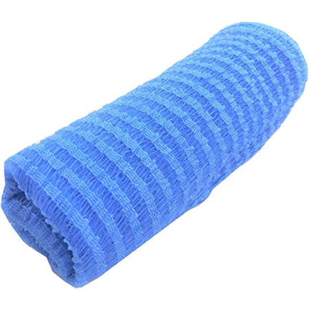 Aisen "Men's Foaming Body Towel Hard" Мочалка массажная мужская жесткая, удлиненная, синяя, размер 30 х 120 см. (фото, вид 2)