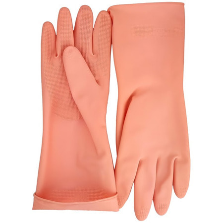 MyungJin "Rubber Glove MJ Pink L"   , ,  L, 33  21,5 . (,  1)