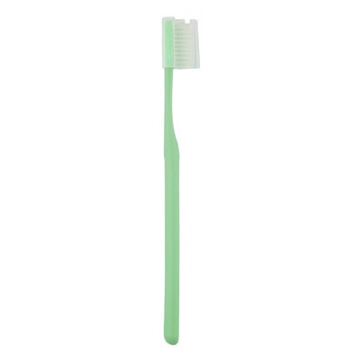 Dental Care "Nano Silver Pectrum Toothbrush" Зубная щетка c наночастицами серебра и сверхтонкой двойной щетиной, средней жесткости и мягкой, цвет: зеленый селадон , 1 шт. (фото, вид 1)