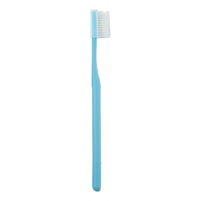 Dental Care "Nano Silver Pectrum Toothbrush" Зубная щетка c наночастицами серебра и сверхтонкой двойной щетиной, средней жесткости и мягкой, цвет: нежно-голубой, 1 шт. (фото, вид 1)